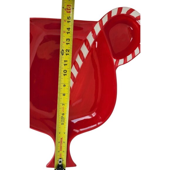 Holiday Party Platter Margarita Large Red Chip N Dip Christmas Le Gourmet Chef - Picture 5 of 10